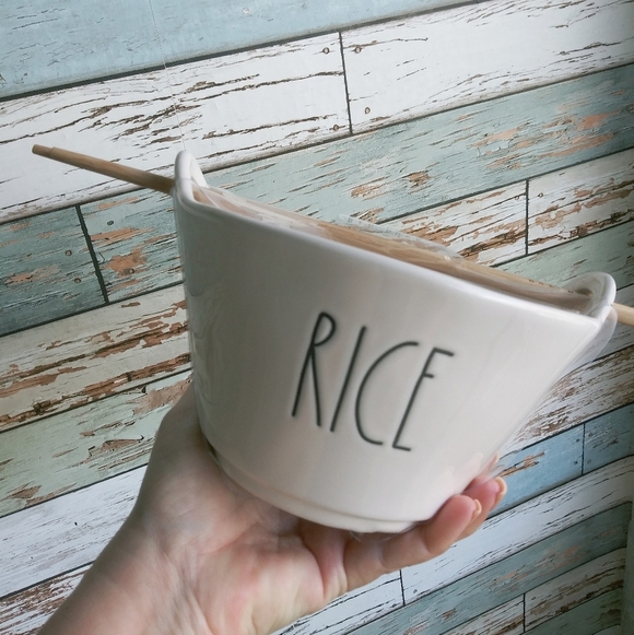 NWT Rae Dunn RICE Bowl - Picture 2 of 4